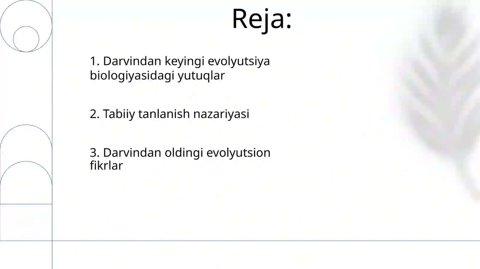 Ch. Darvin va boshqa olimlarning evolutsiyaga qoshgan hissalari 2