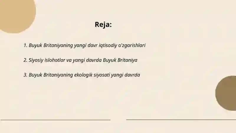 Buyuk Britaniya yangi davrda 2