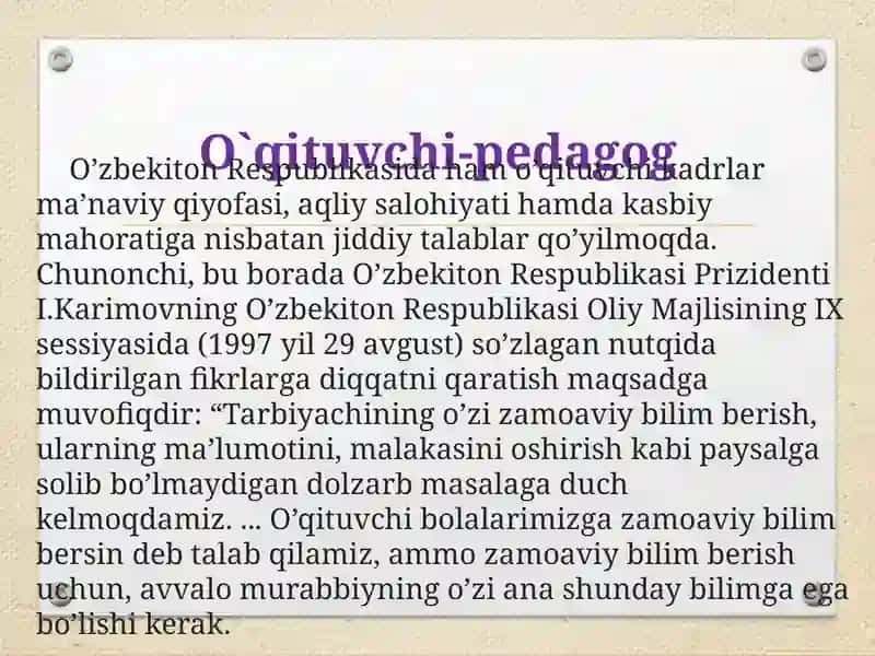 Guruh rahbarining o'ila va jamaatchilik bilan olib boradigan faoliyati 2