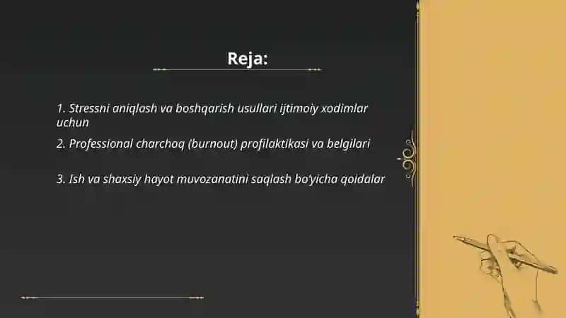 Ijtimoiy xodimlar psixologik gigienasi 2