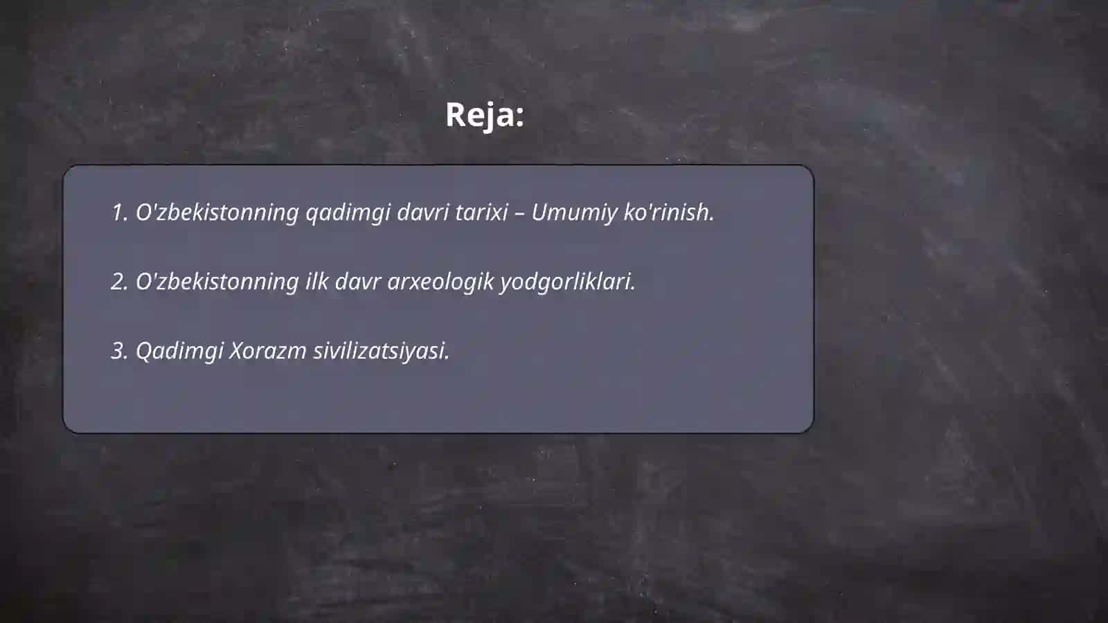 O'zbekistonning qadimgi davri tarixi 2