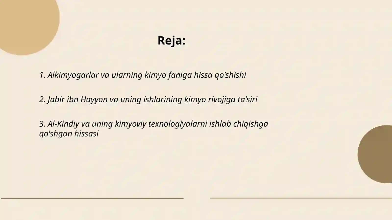 Alkimyogarlar faoliyatining kimyoni rivojlanishidagi roli. Mashhur arab alkimyogarlari 2