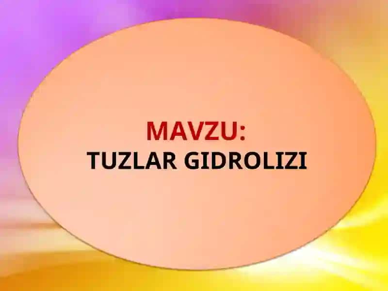 TUZLAR GIDROLIZI 2