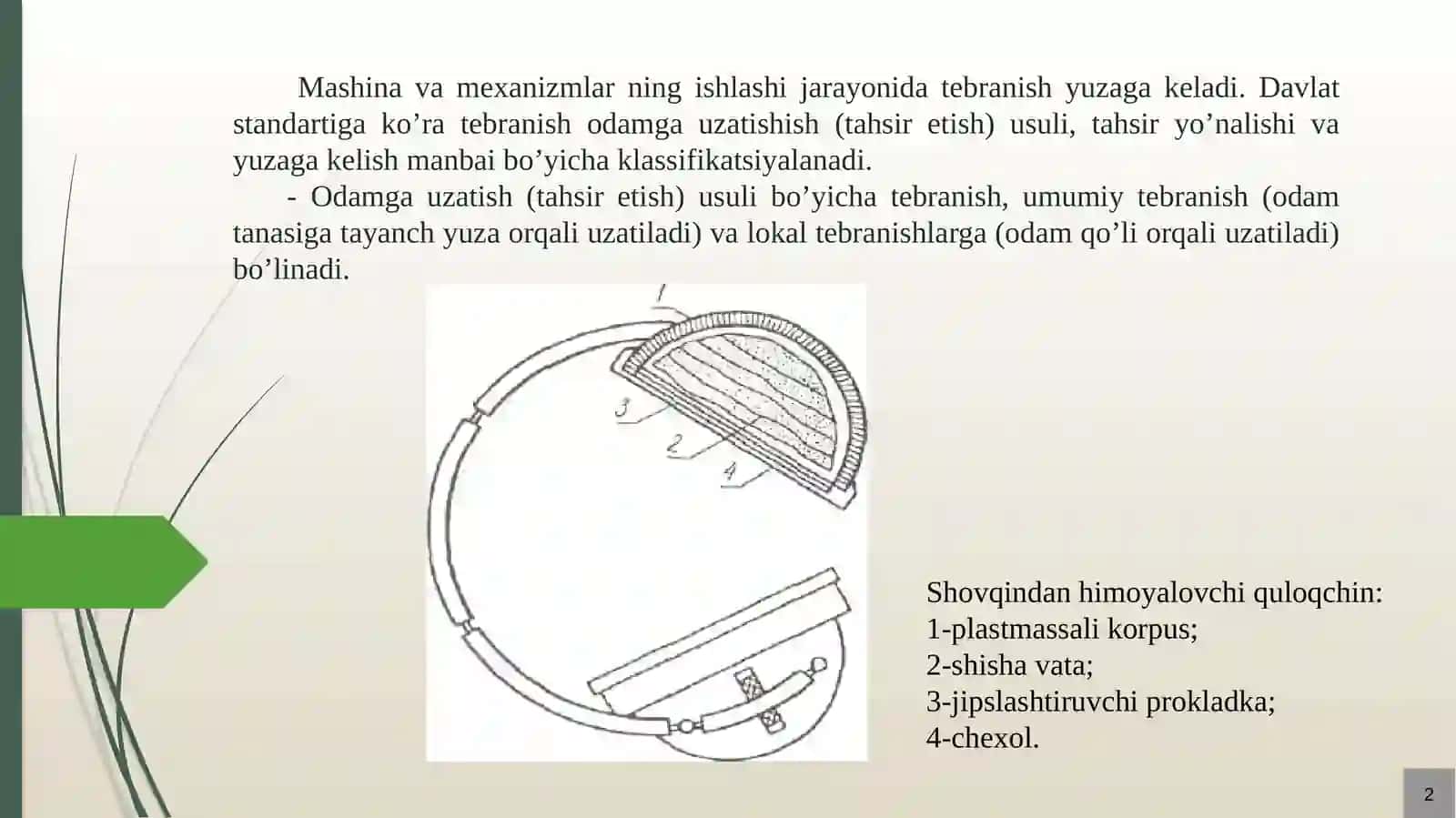 Shovqindan himoya lovchi quloqchin 2