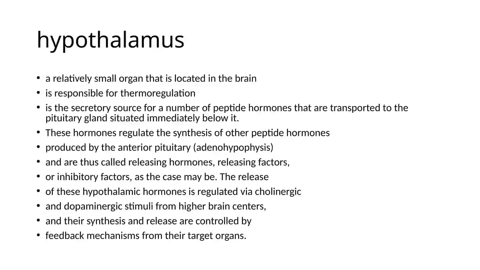 Hormones of Hypothalamic Origin 2
