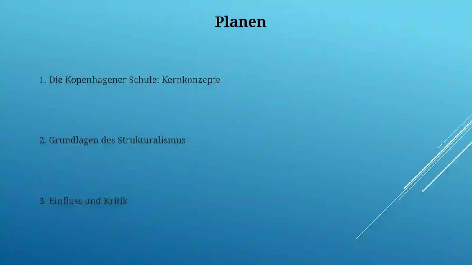 Die Kopenhagener Schule: Kernkonzepte 2