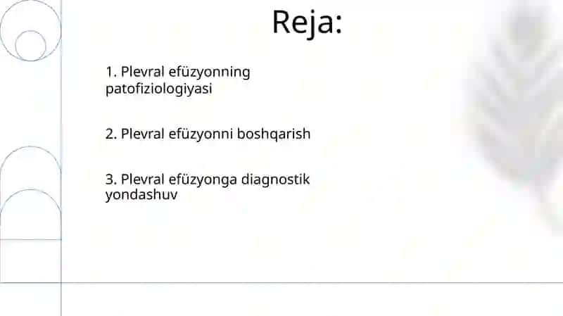 Plevra bõshligʻida havo va suyuqlik toplanish sindromi 2