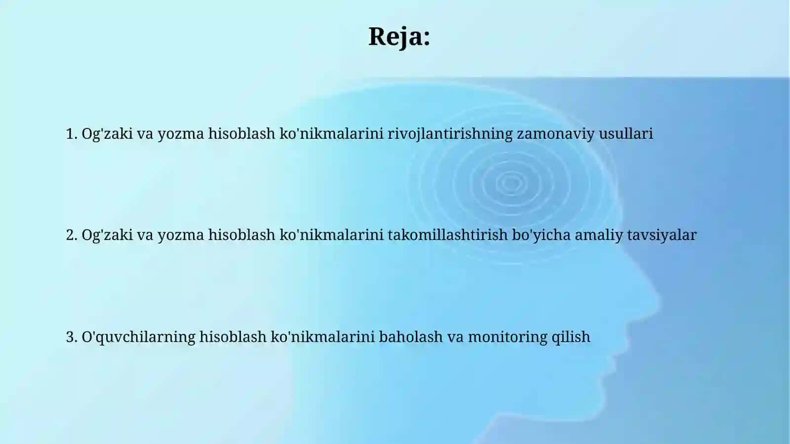 Og'zaki va yozma hisoblash malakalarini shakllantirish 2