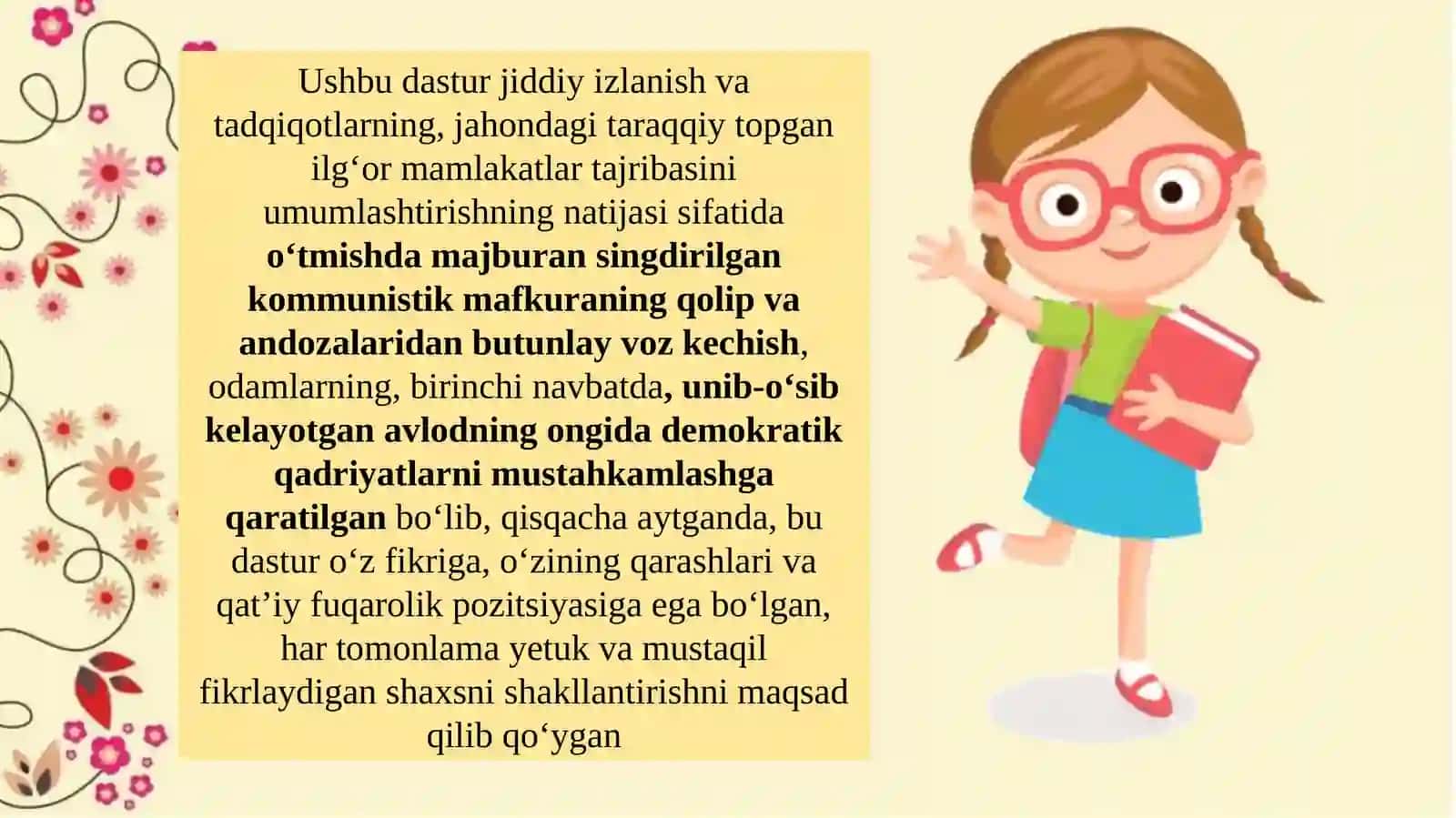 Mustaqillik yillarida O’zbekiston Respublikasi taʼlim tizimi 2