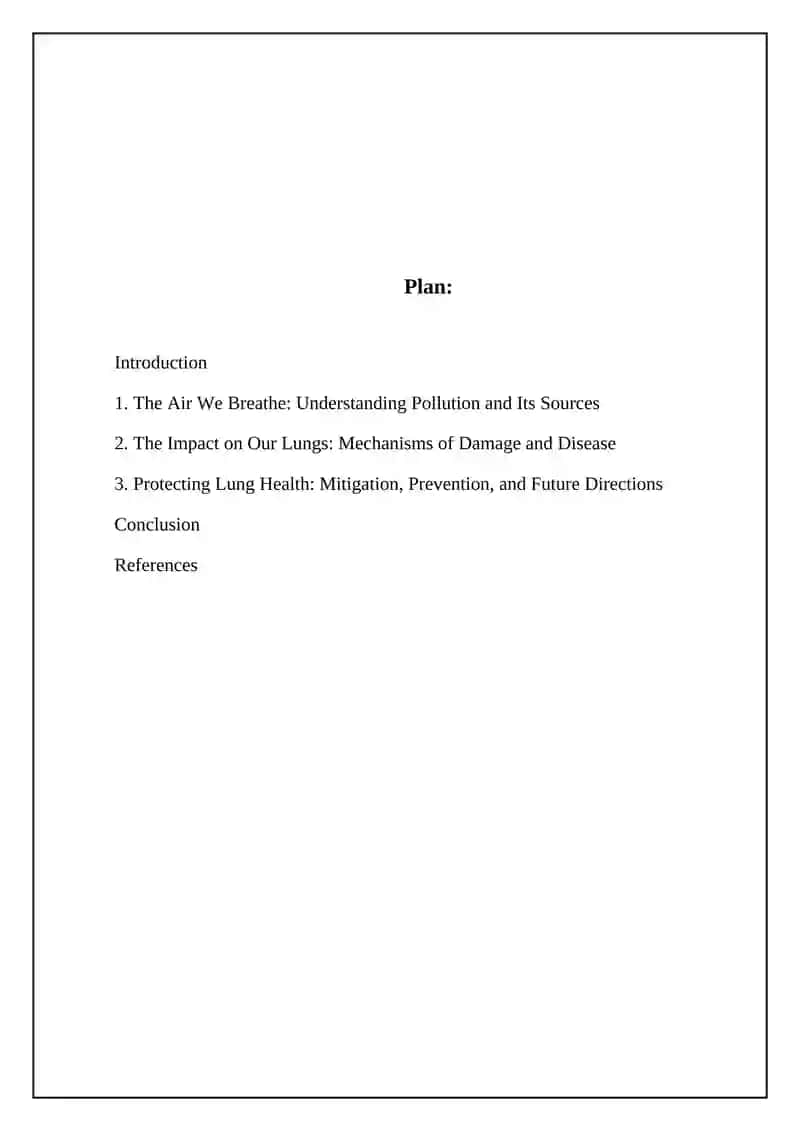 Pollution and Lung Health 2