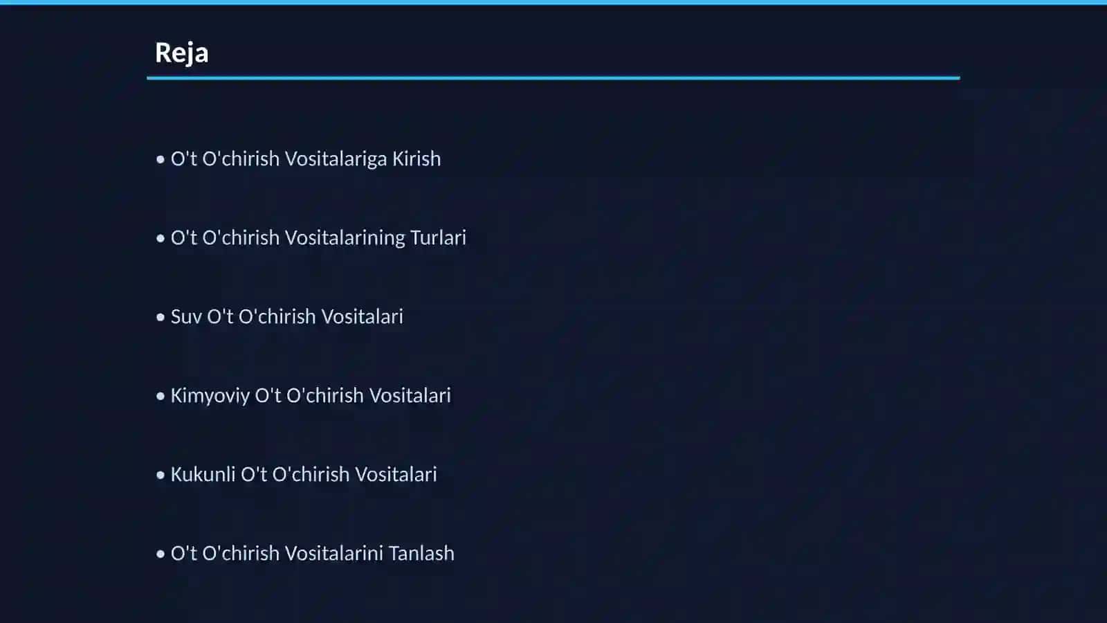 O't O'chirish Vositalarining Turlari 2