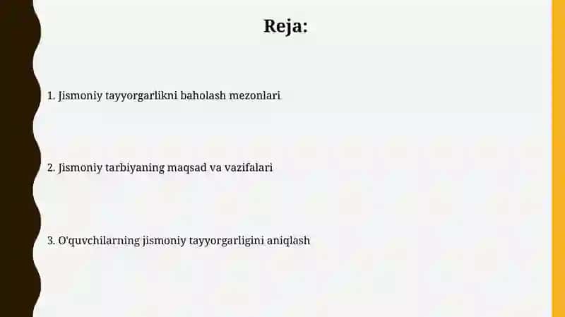 Jismoniy Tarbiya Fanining Maqsad va Vazifalari 2