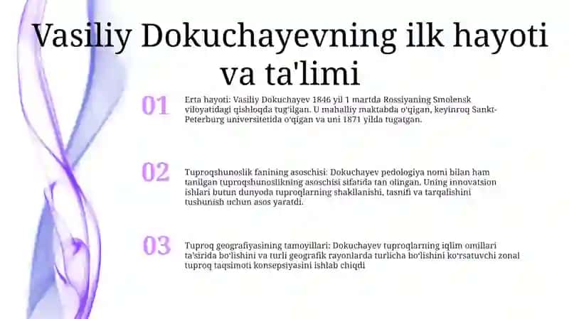 V.V.Dokuchayev Tuproqshunoslik Va Tuproqlar Geografiyasining Asoschisi 2