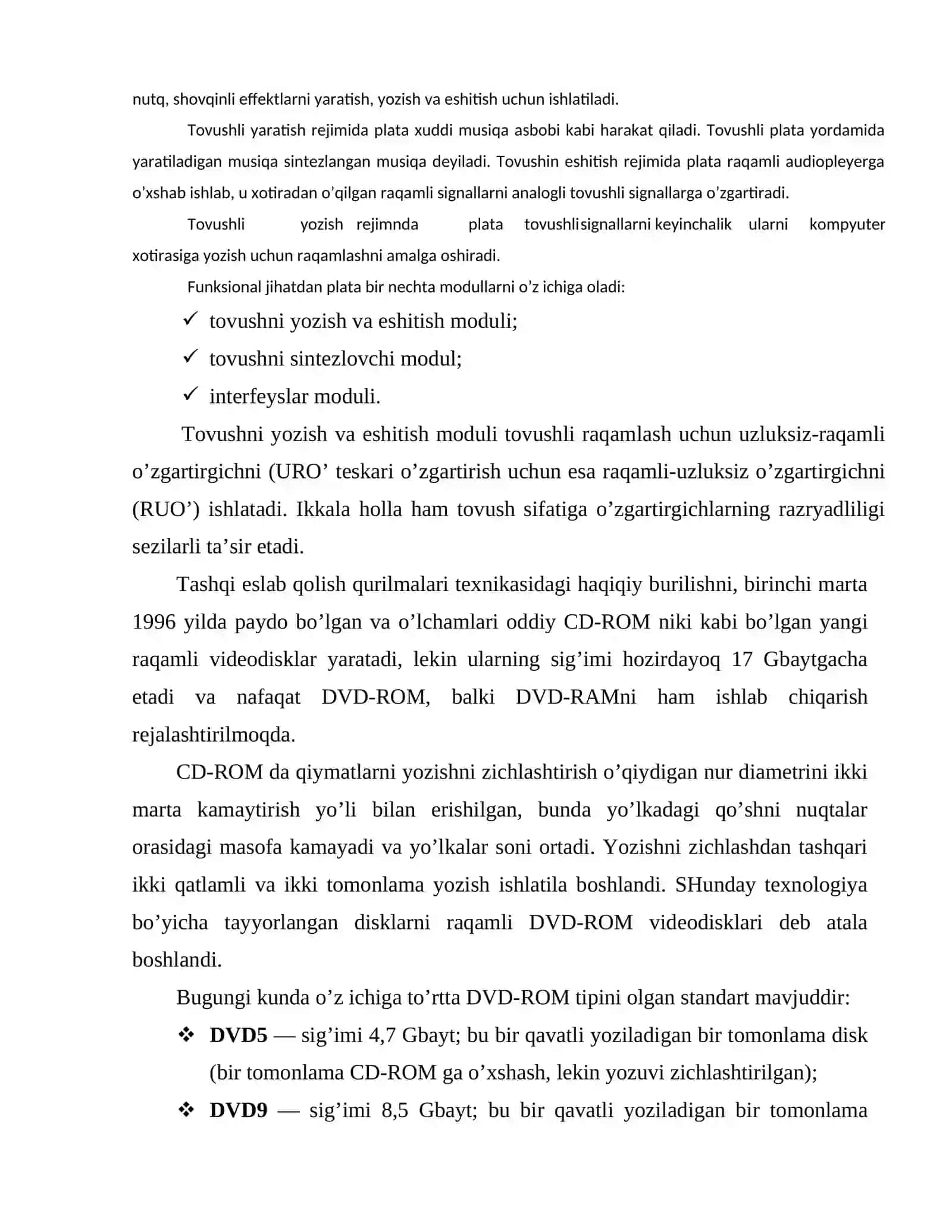 CD va DVD diskovodlar 2