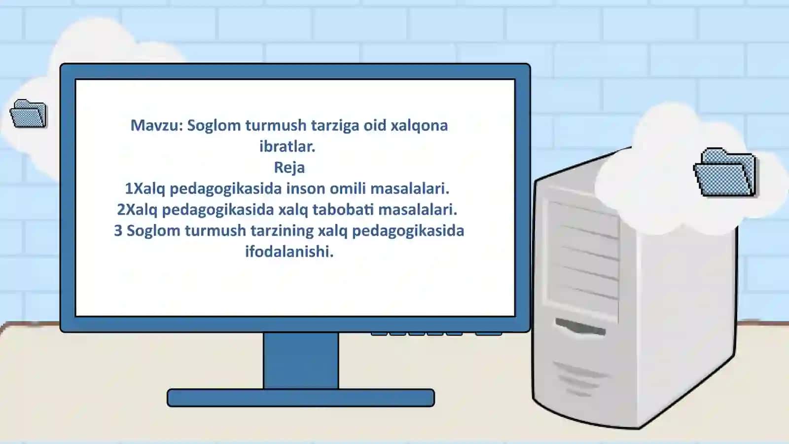 Xalq pedagogikasi fanidan mustaqil ta'lim taqdimoti 2