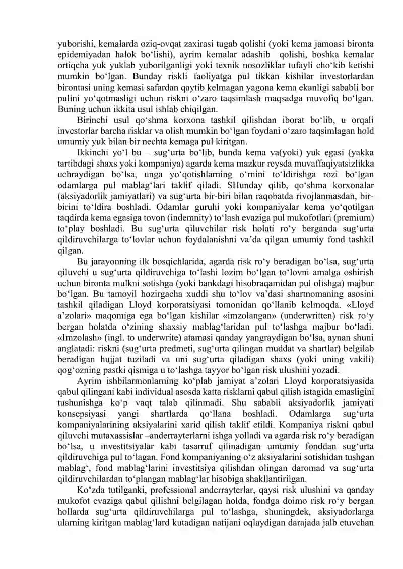Sug‘urtaning Iqtisodiy Mohiyati 2