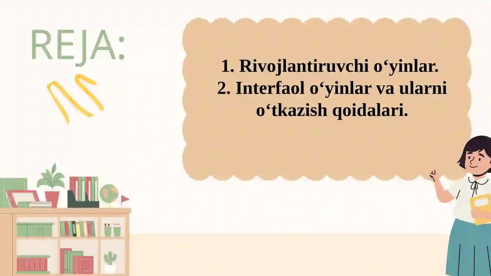 Maktabgacha ta’lim tizimidarivojlantiruvchio‘yinlarning shakllari va amalga oshirish metodlari 2