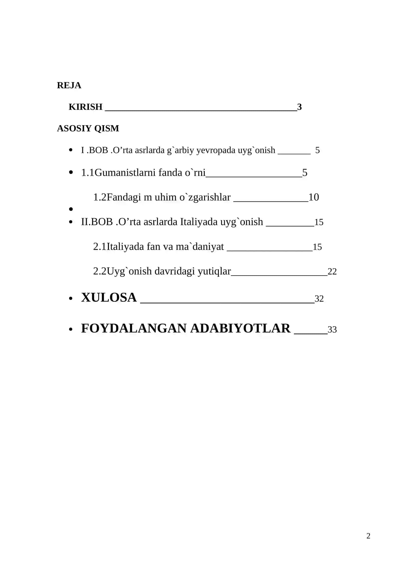 G`arbiy yevropaning o`rta asr madaniyati 2