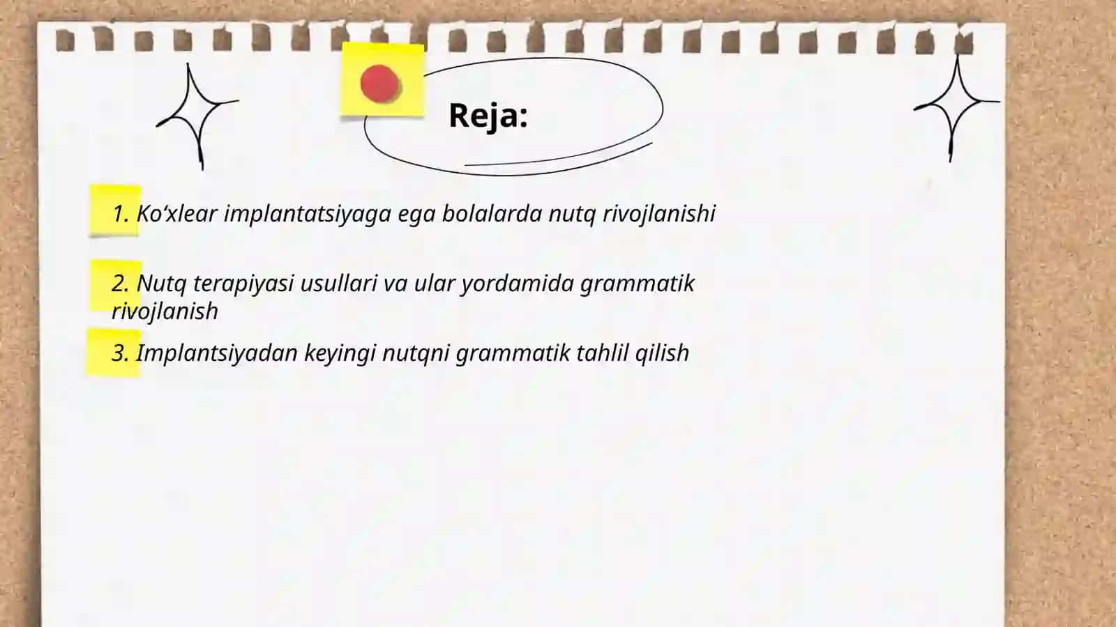 Koʻxlear bolalar nutqini grammatik jihatdan rivojlantirish 2
