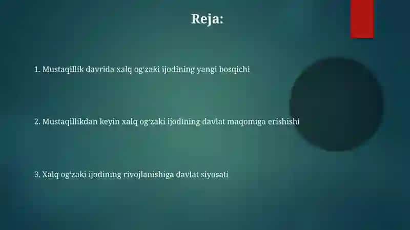 Xalq Ogʻzak Ijodining Davlat Maqomiga Erishishi 2