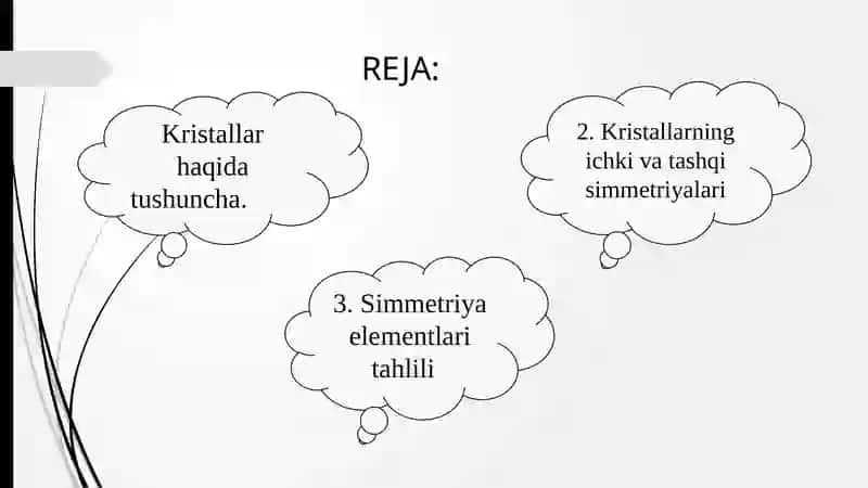 Kristallarning tashqiva ichki simmetriyasi elementlari tahlili 2