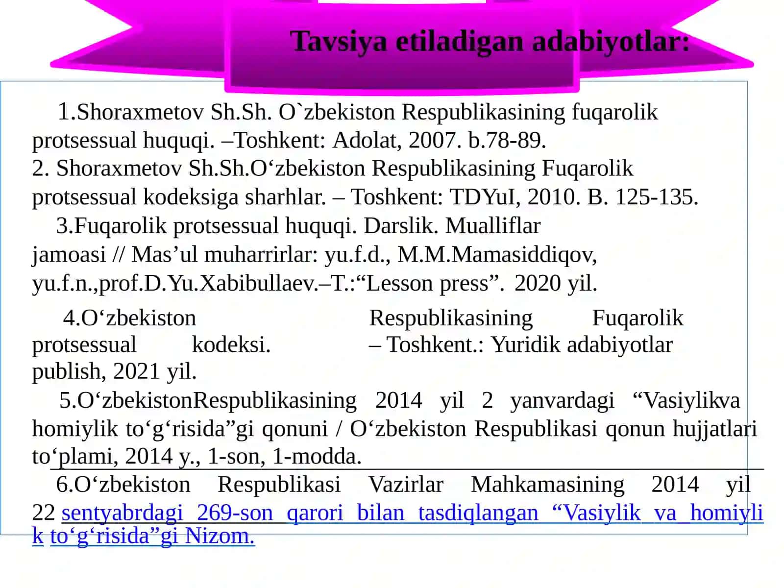 Fuqarolik Sud Ishlarini Yuritishda Prokuror Ishtiroki va Vakillik 2