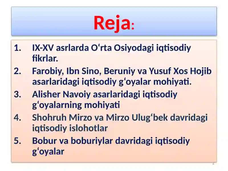 MARKAZIY OSIYODA TEMURIYLAR DAVRIDAGI IQTISODIY G‘OYALAR 2