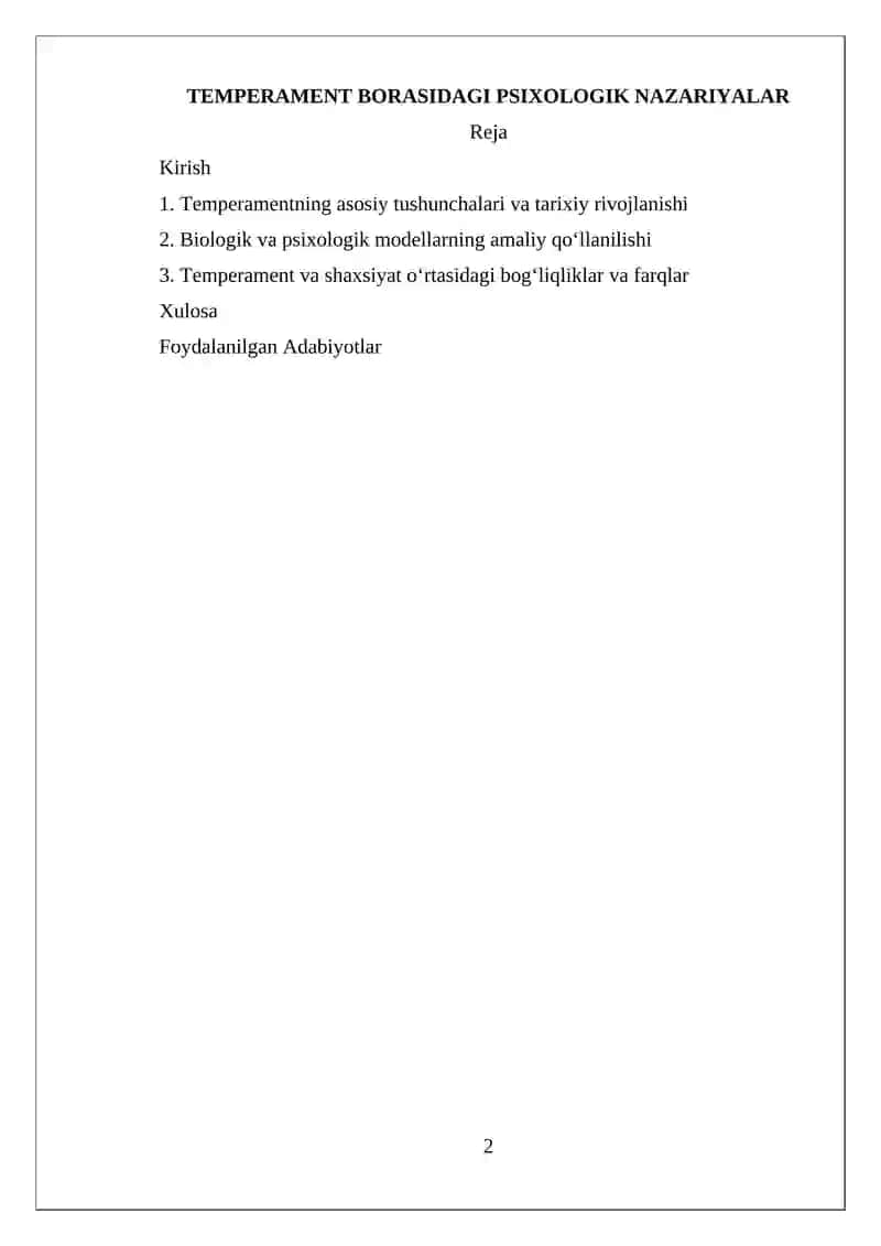 TEMPERAMENT BORASIDAGI PSIXOLOGIK NAZARIYALAR 2