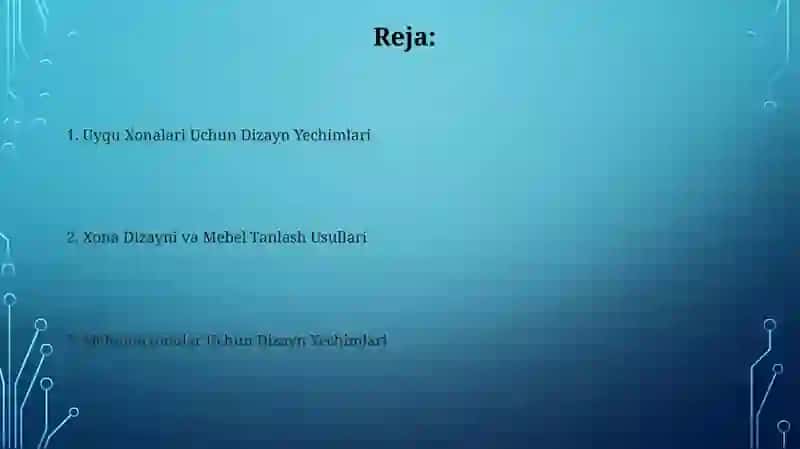 Xona enteryerining jihozlanish dizayni yotoqxona va mehmonxonalarni jihozlash usullari 2