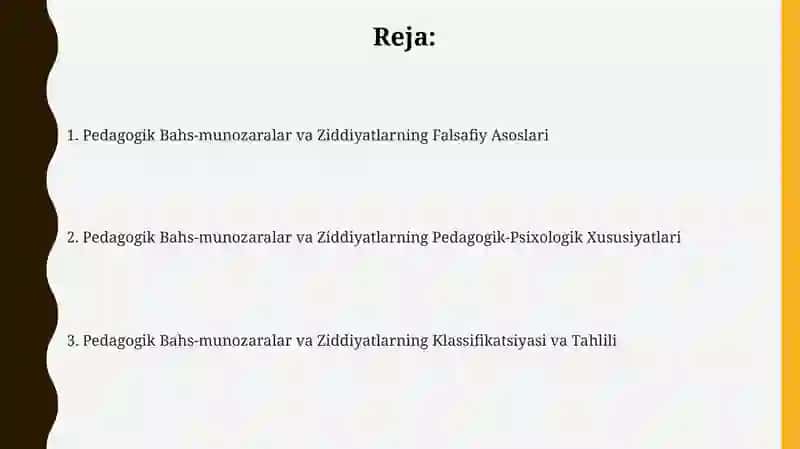 Pedagogik Bahs-munozaralar va Ziddiyatlarning Falsafiy Asoslari 2