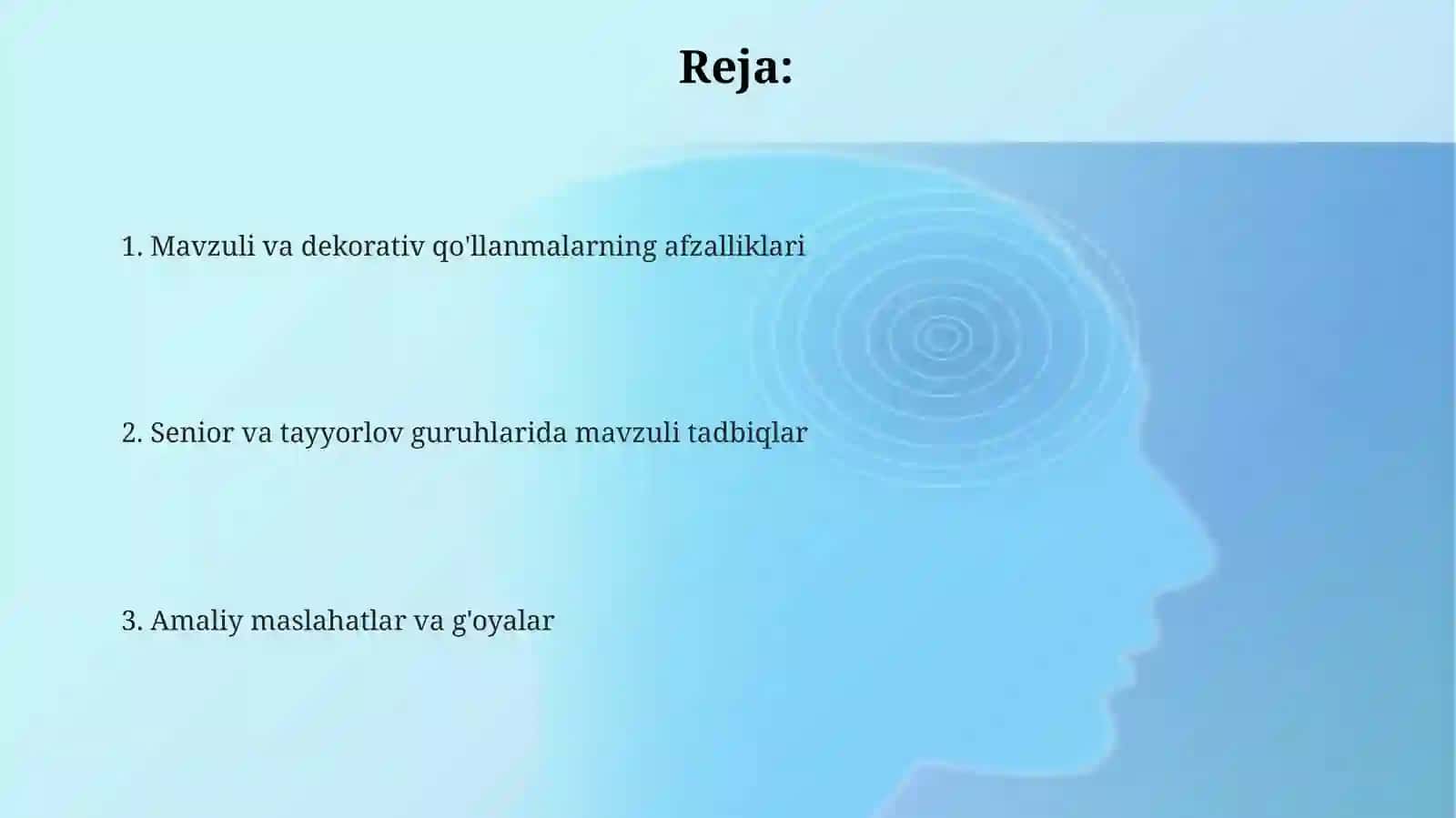 Mazmunli vabezakli applikatsiyalar 2