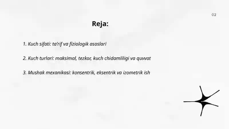 Kuch sifati va uni rivojlantirish uslubiyati 2