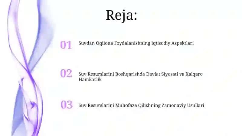 Suv Resurslarini Muhofaza Qilishning Zamonaviy Usullari 2