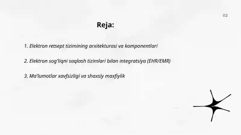 Elektron retsept tizimlari 2