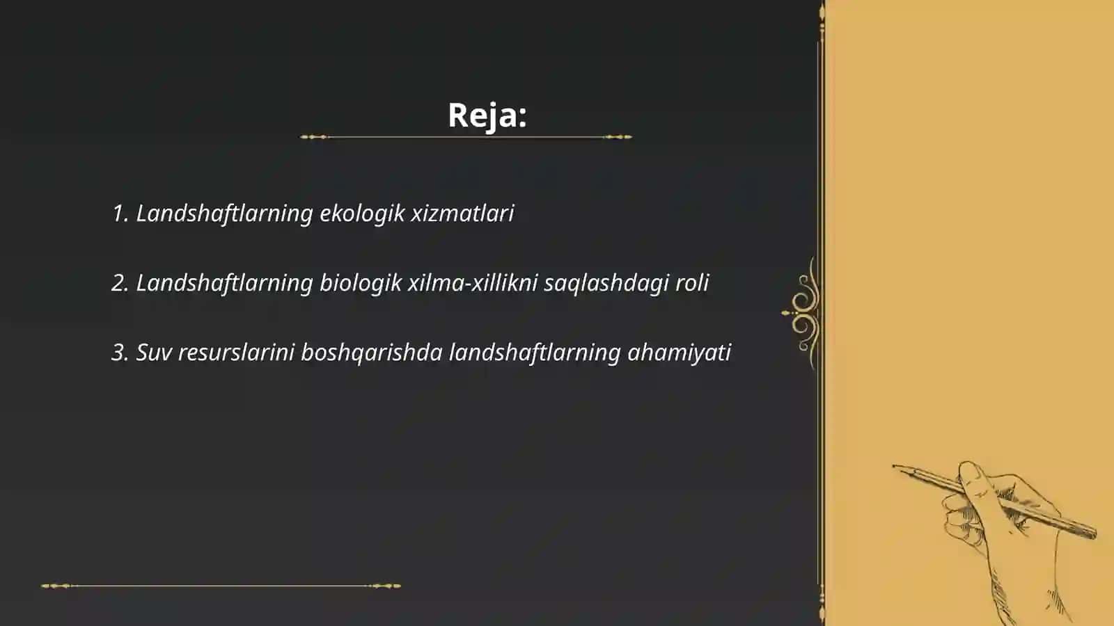 Landshaftlarning ekologik funksiyasi tahlil qilish 2