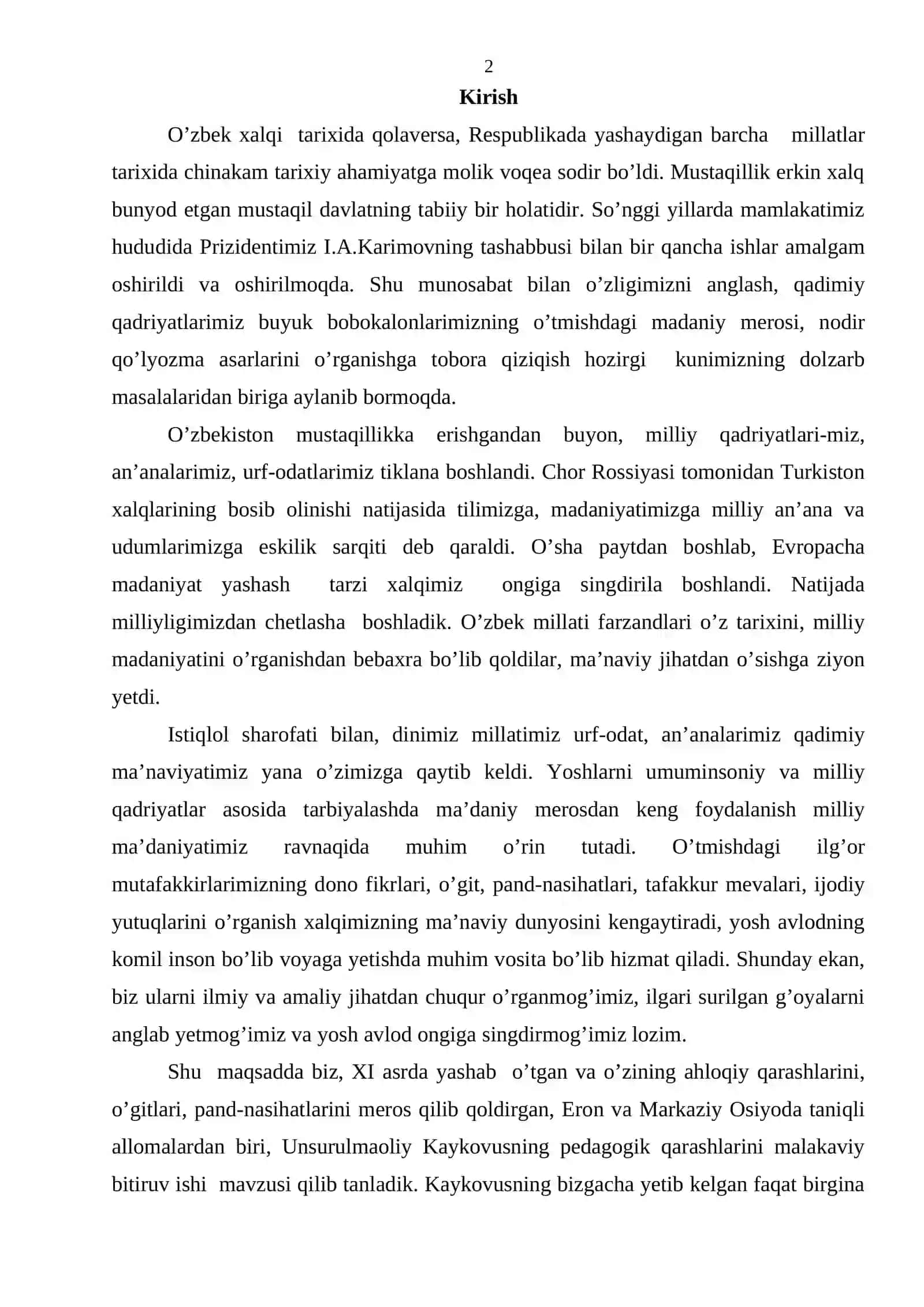 “Qobusnoma” asaridagi pedagogik-psixologik g’oyalar, ularning ta’lim-tarbiyaviy ahamiyati 2