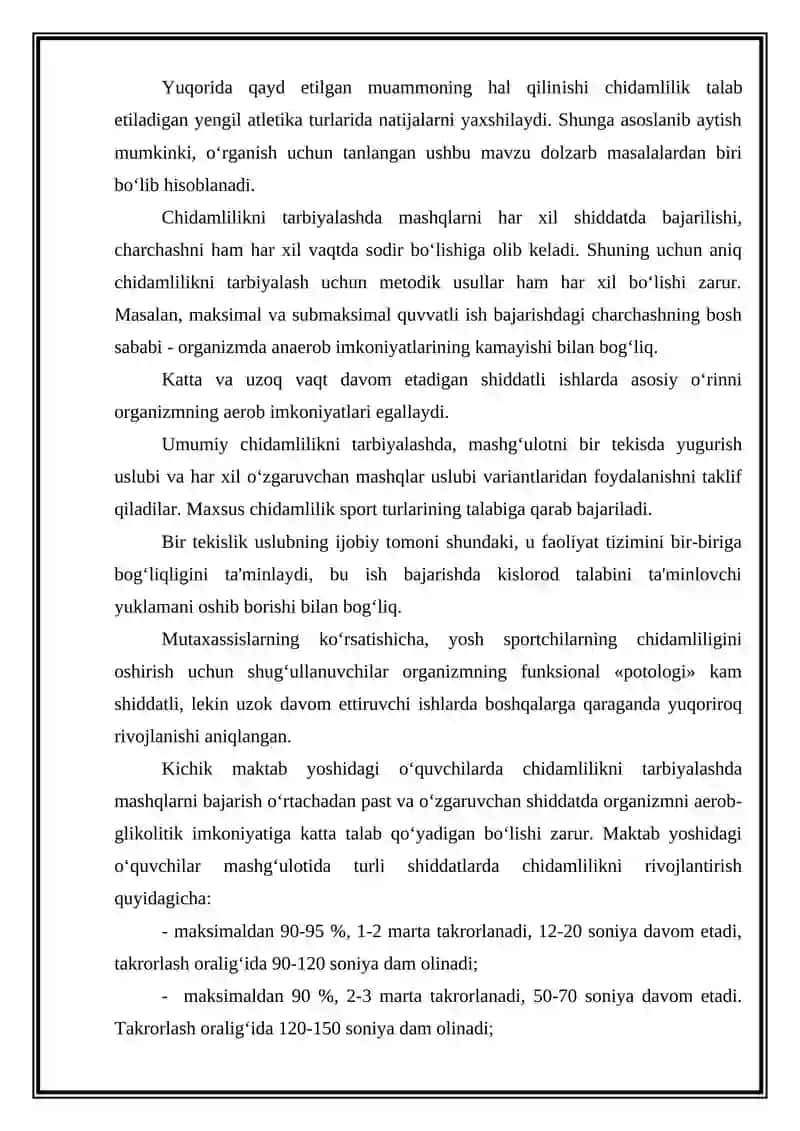 Jismoniy yuklama va ayollar salomatligi 2