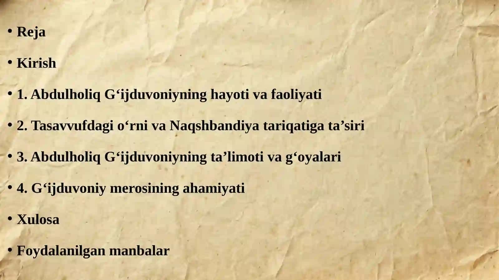 Abduholiq G‘ijduvoniy (1103-1179) ta’limotining oʻziga xos jihatlari 2