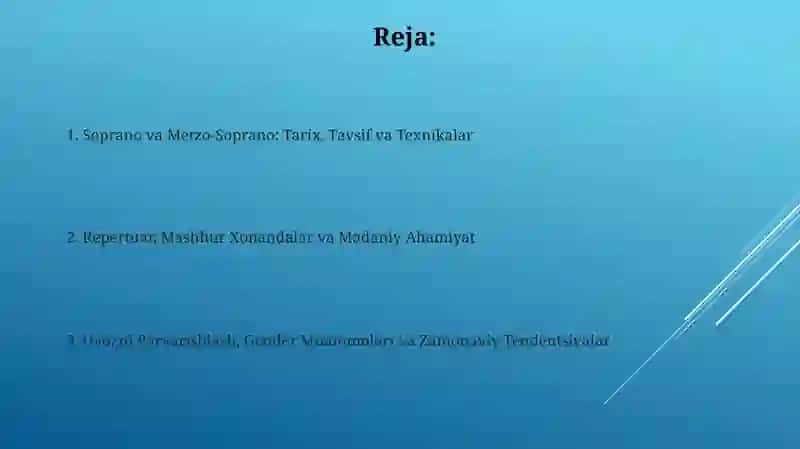 Soprano va Metzo-Soprano: Tarix, Tavsif va Texnikalar 2