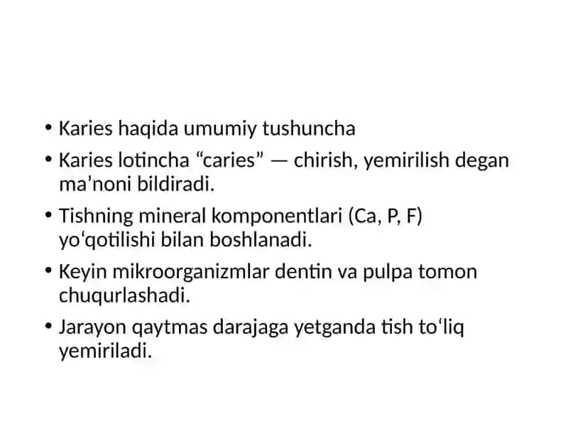 Karies 2