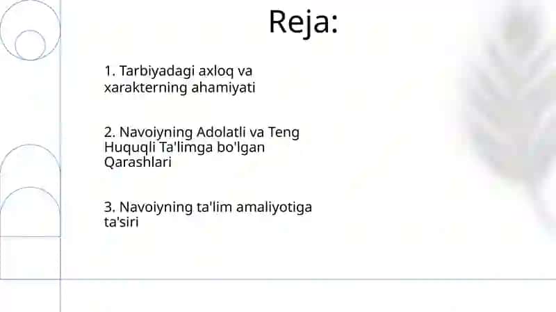 Alisher Navoiyning ta'lim -tarbiya tòģrisidagi qarashlari 2