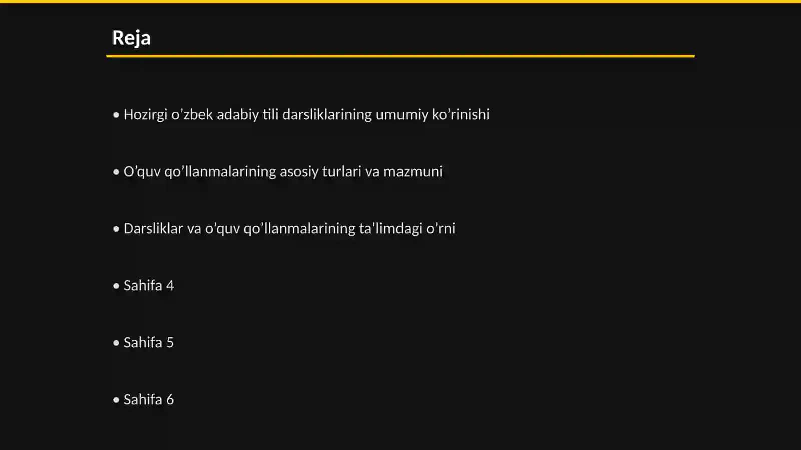 Hozirgi o’zbek adabiy tili 2