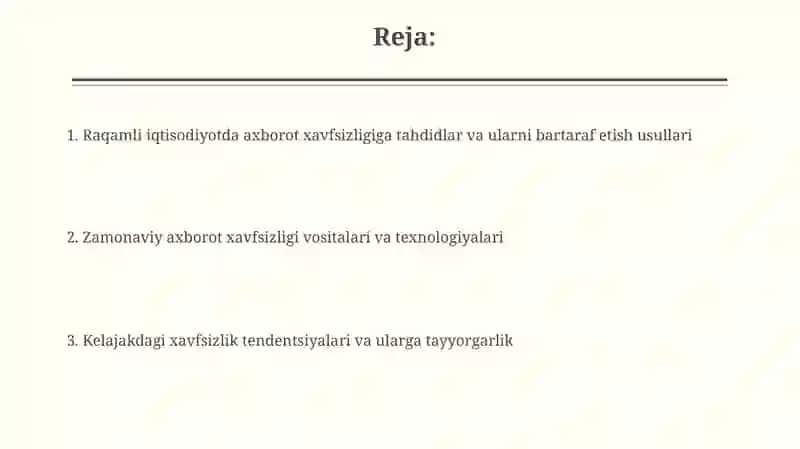 Raqamli iqtisodiyotda axborot xavfsizligini ta'minlashning zamonaviy usullari va vositalari 2