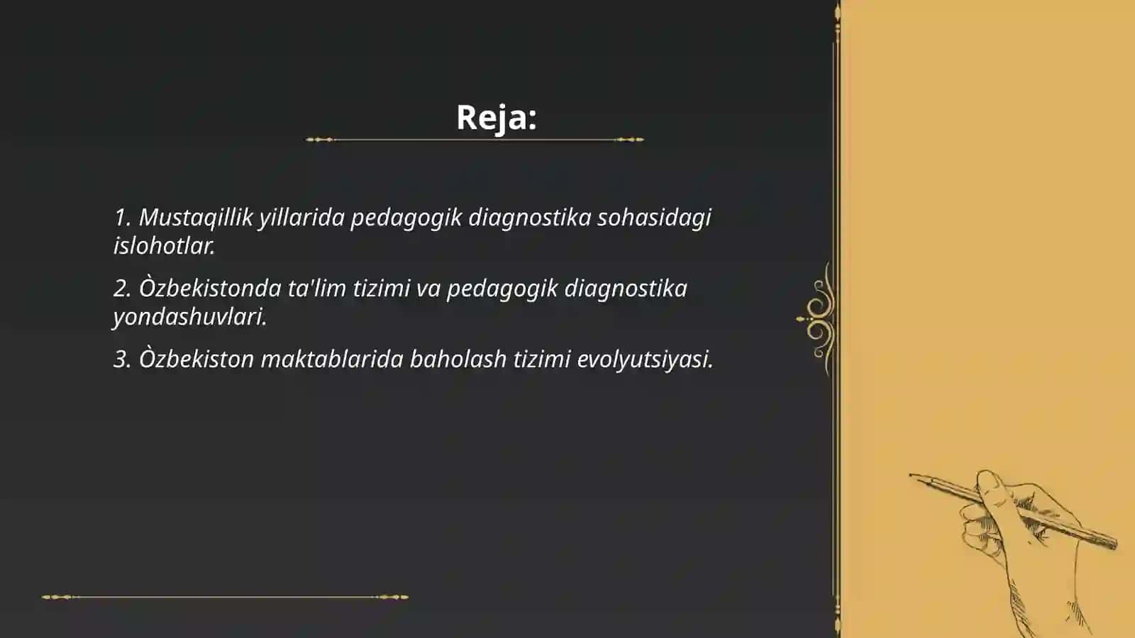 Pedagogik diagnostika sohasida amalga oshirilgan ishlar va ularning natijalari 2