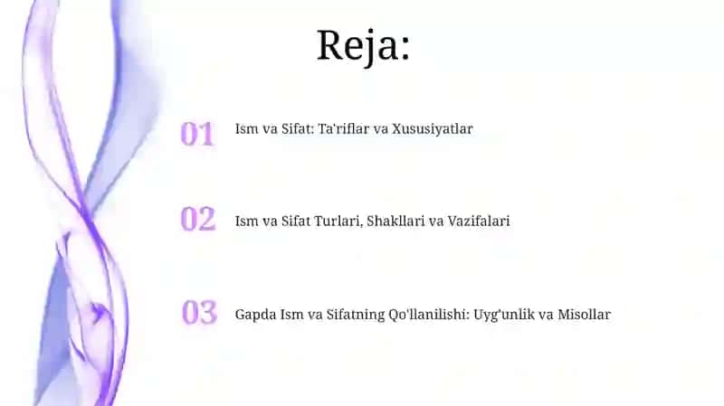 Ot va sifat soʻz turkumi 2