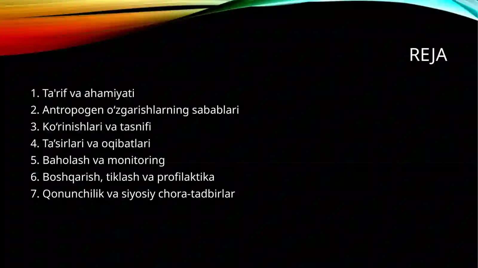 Antropogen O‘zargan Tabiiy Muhit Tushunchasi 2