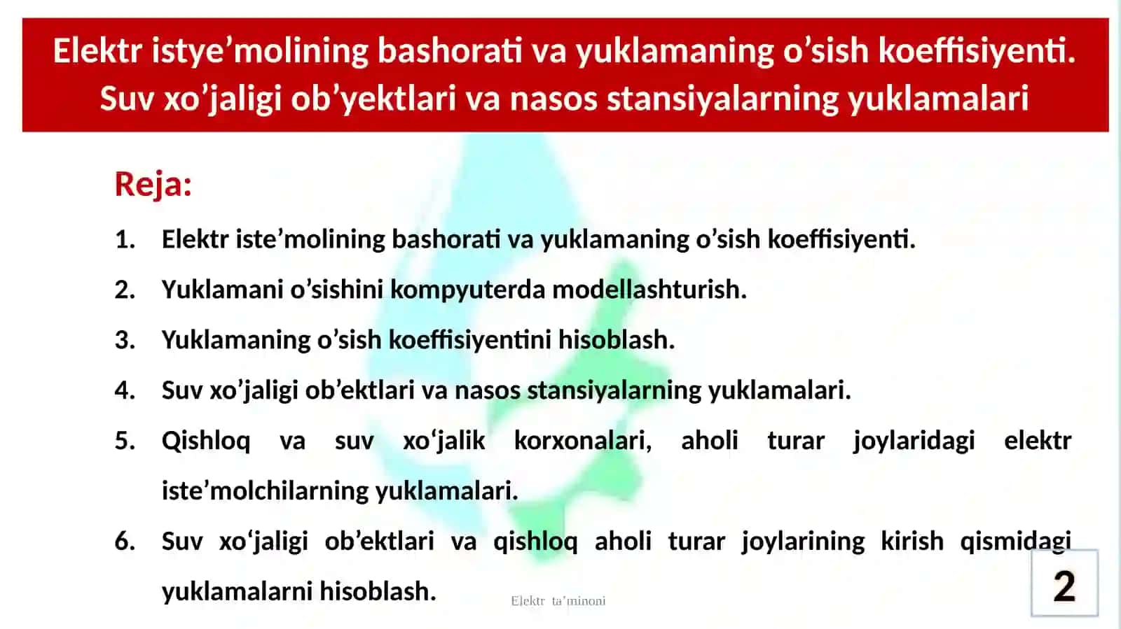 ELEKTRTA’MINONIVAQAYTATIKLANUVCHANENERGIYAMANBALARI 2