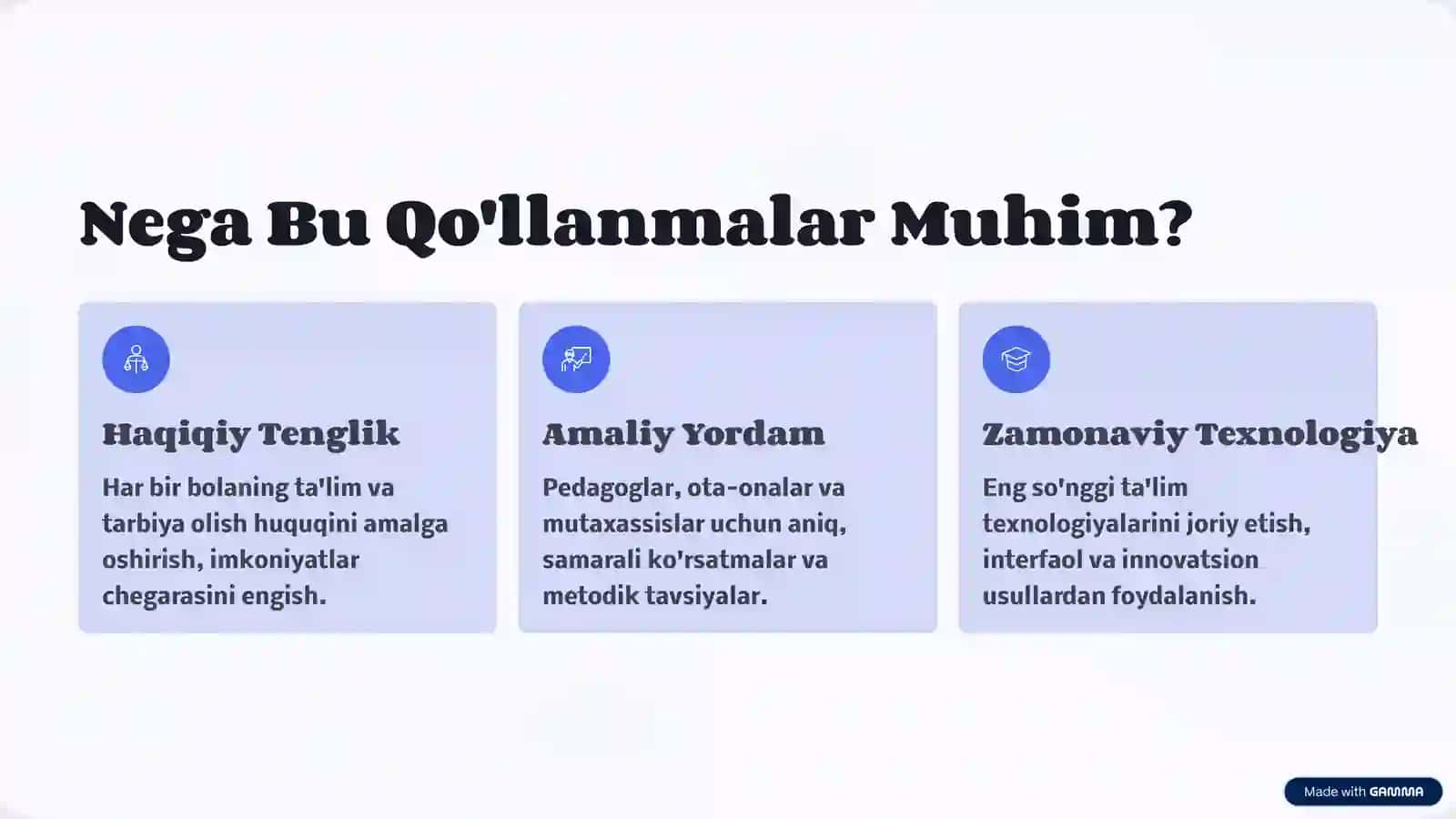 Imkoniyati Cheklangan Bolalar Uchun Ilmiy va Metodik Qo'llanmalar: Yaratish Imkoniyatlari 2
