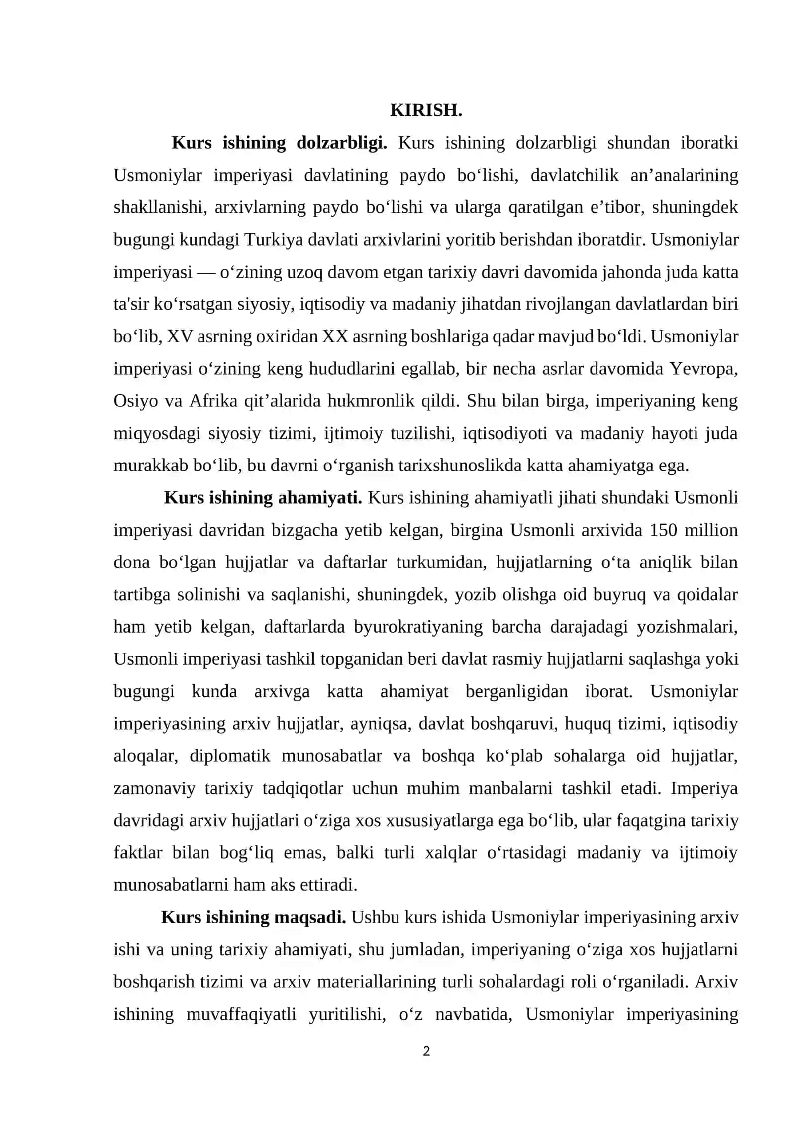 USMONIYLAR IMPERIYASIDA ARXIV ISHI 2