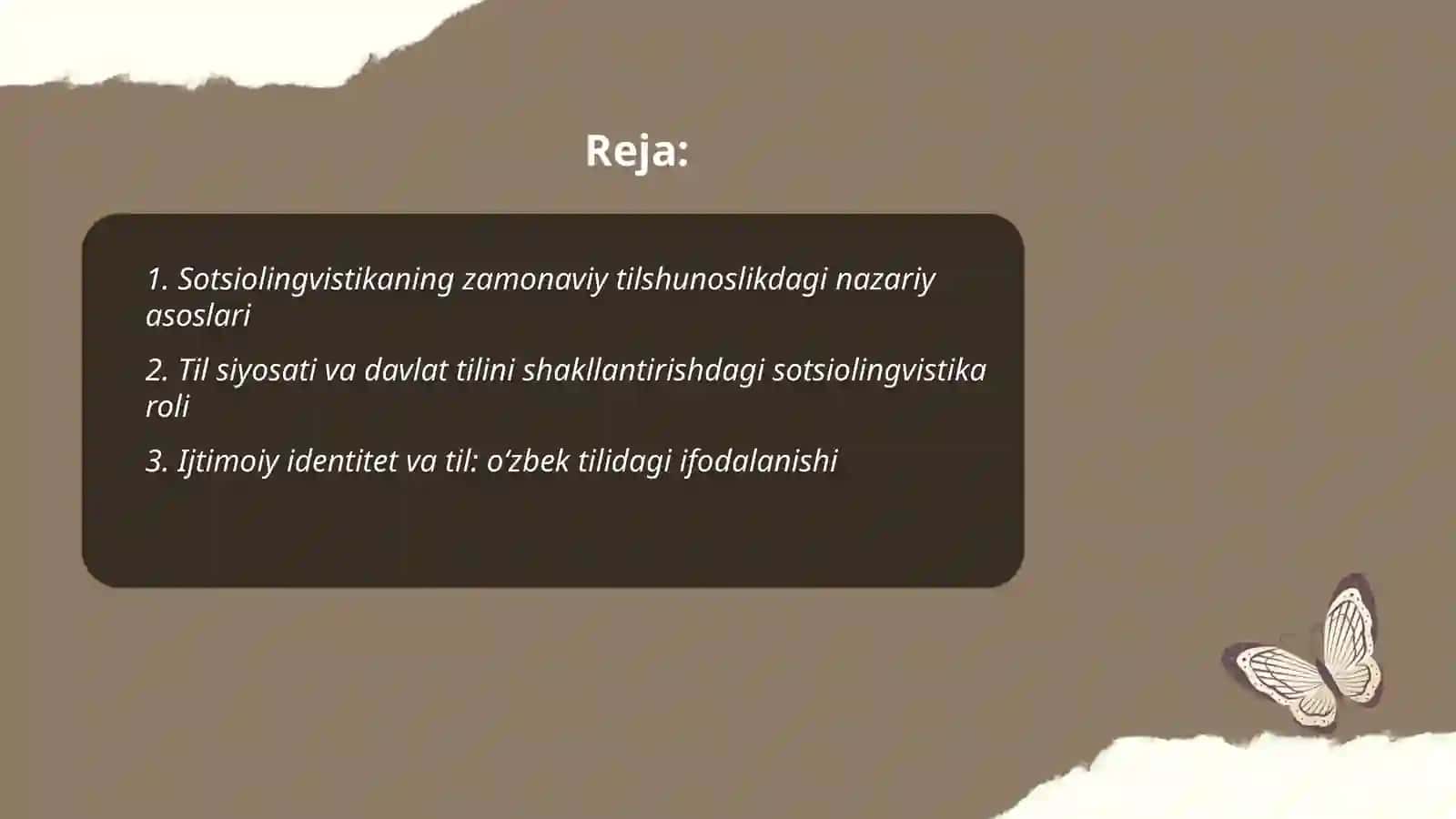 Sotsiolingvistikaning bugungi kun tilshunosligidagi oʻrni va ahamiyati 2